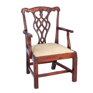 Miniature Chippendale Style Chair Apprentice Piece