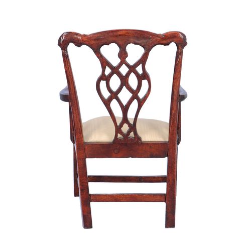 Miniature Chippendale Style Chair Apprentice Piece image-5