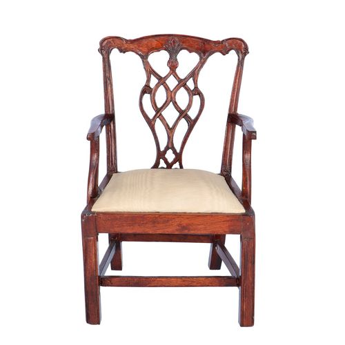 Miniature Chippendale Style Chair Apprentice Piece image-3