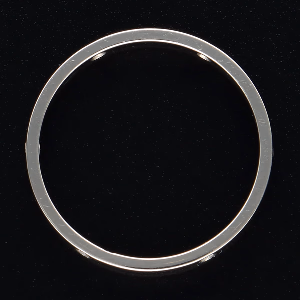 Unusual Platinum Diamond Band Ring