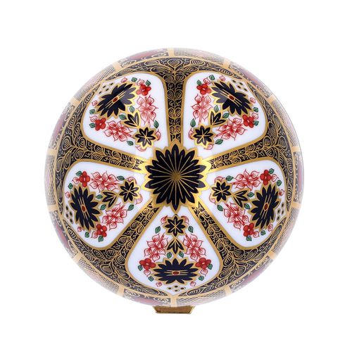 Royal Crown Derby 1128 Imari Pattern Millenium Globe Clock image-6