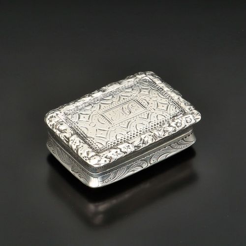 George IV Silver Vinaigrette by Nathaniel Mills & Sons image-1