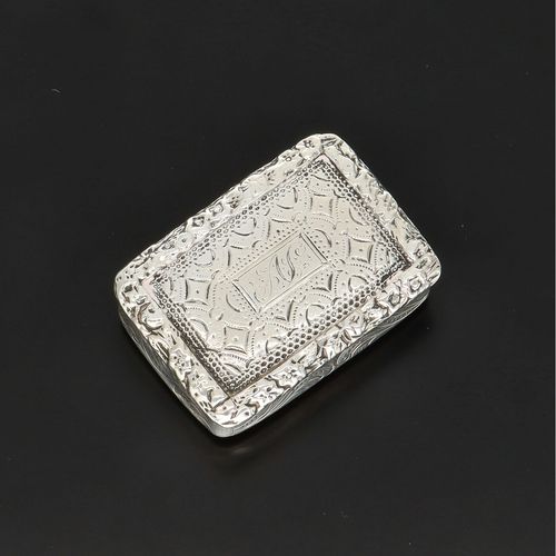 George IV Silver Vinaigrette by Nathaniel Mills & Sons image-3