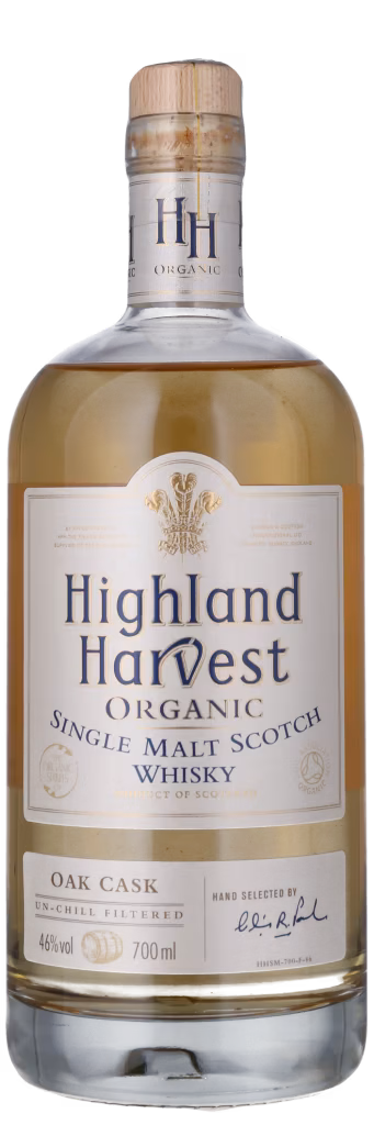 HIGHLAND HARVEST ORGANIC SINGLE MALT WHISKY 46% ØKO, London & Scottish