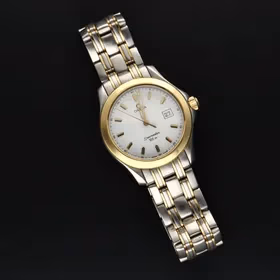 Omega Seamaster 18ct Yellow Gold & Steel Quartz