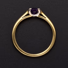 18ct Gold Amethyst Ring