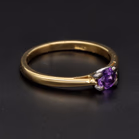 18ct Gold Amethyst Ring