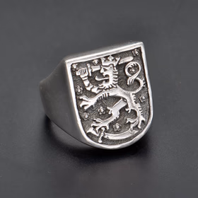 Silver Shield Ring