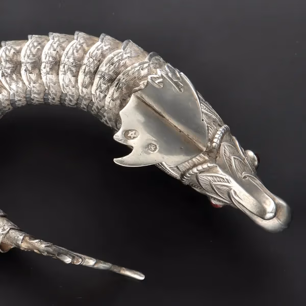 Very Rare Sterling Silver Articulated Spanish Fish