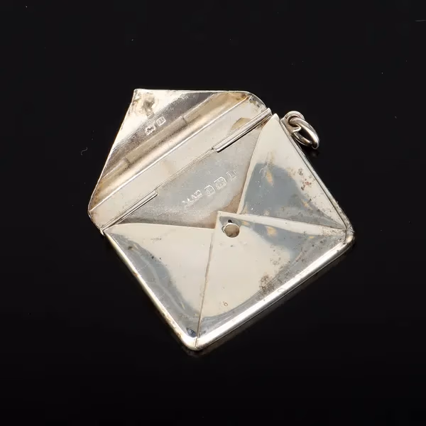 Edwardian Silver Stamp Case
