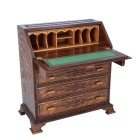 Miniature Oak Bureau