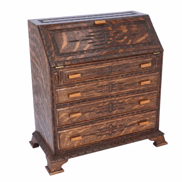 Miniature Oak Bureau