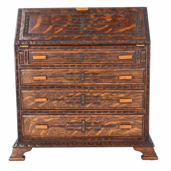 Miniature Oak Bureau