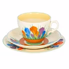 Clarice Cliff Autumn Crocus Trio