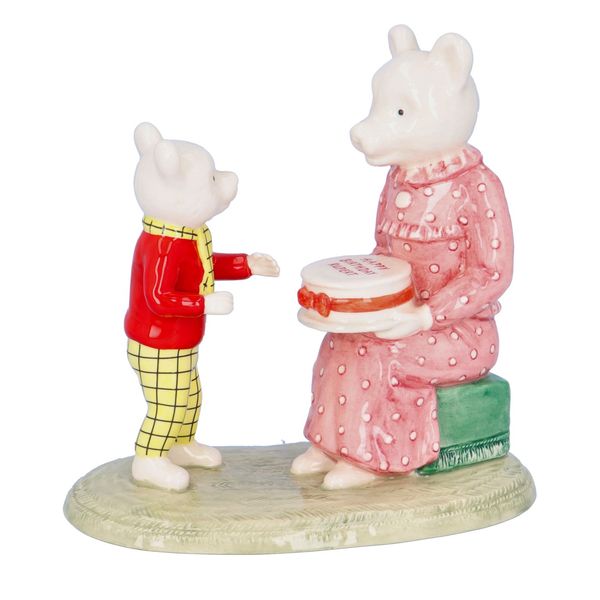 Royal Doulton Happy Birthday Rupert the Bear Ceramic Figurine