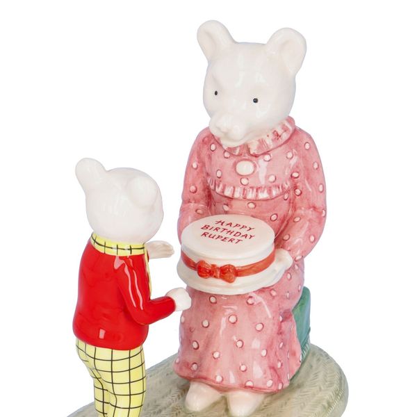 Royal Doulton Happy Birthday Rupert the Bear Ceramic Figurine