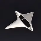 Georg Jensen Sterling Silver Abstract Star Brooch by Henning Koppel
