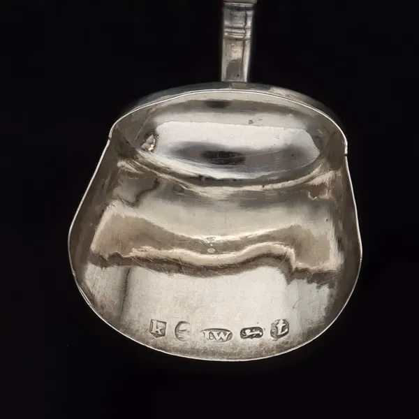 19th Century Silver Caddy Spoon