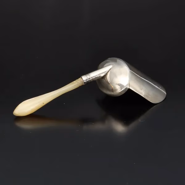 19th Century Silver Caddy Spoon