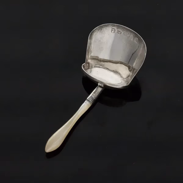 19th Century Silver Caddy Spoon