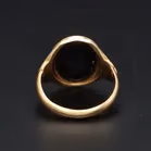 18ct Gold Hard Stone Cameo Ring