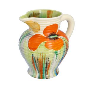 Clarice Cliff Delicia Poppy George Jug