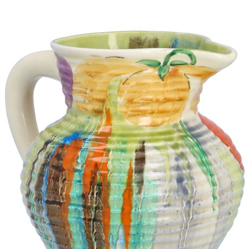 Clarice Cliff Delicia Poppy George Jug image-3