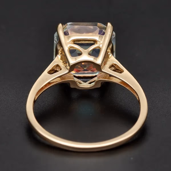 Gold Topaz Ring