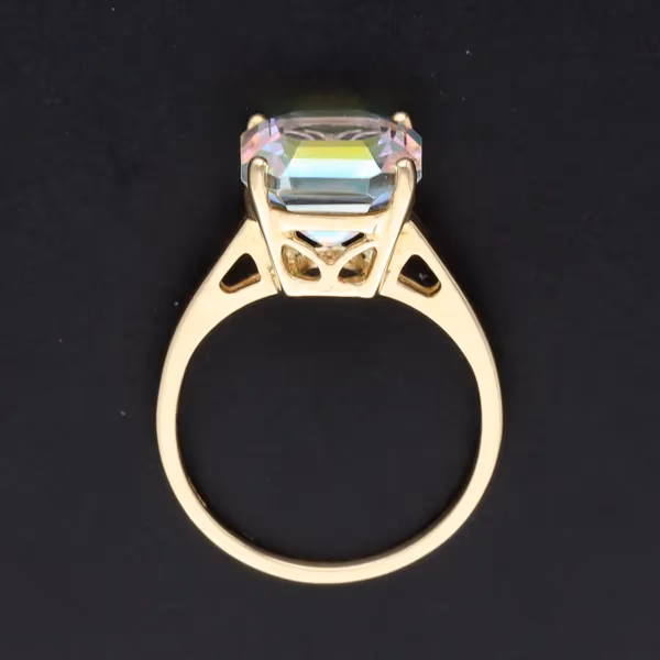 Gold Topaz Ring