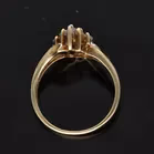 Gold Tanzanite Diamond Ring