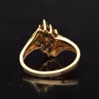 Gold Tanzanite Diamond Ring