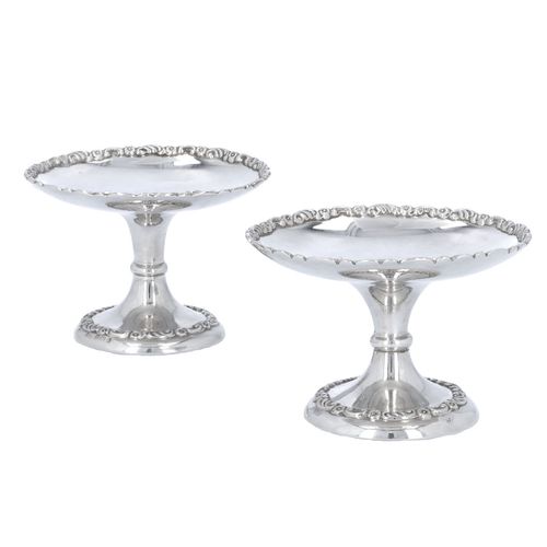 Pair of Edwardian Silver Sweetmeat Dishes image-1