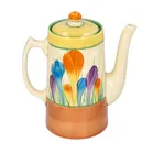 Clarice Cliff "Crocus" Coffee Pot