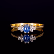 360° view of The Vintage 1986 Sapphire and Diamond Ring