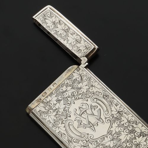 19th Century Silver Card Case image-4
