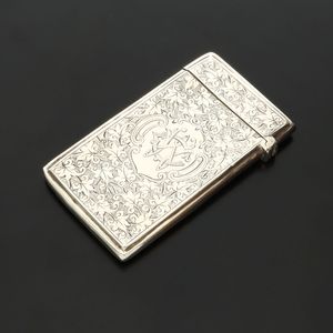 19th Century Silver Card Case