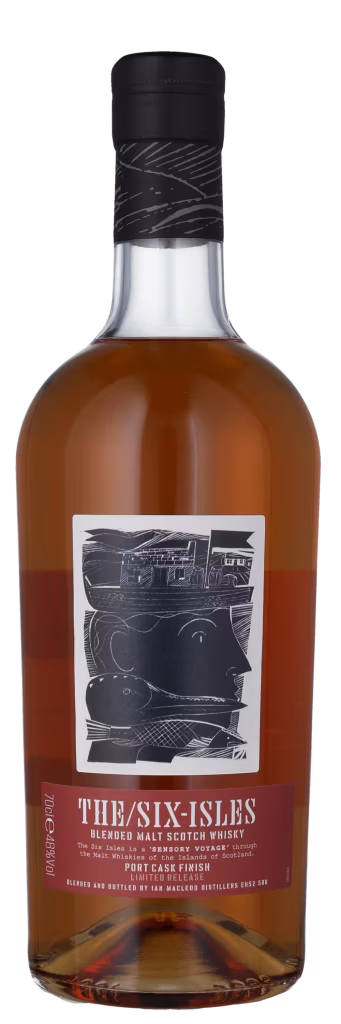 SIX ISLES PORT CASK FINISH 48%, BLENDED SCOTCH WHISKY Limited Edition Ian Macleod Distillers