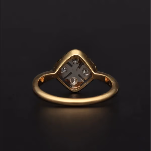 18ct Gold Art Deco Diamond Ring