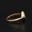 18ct Gold Art Deco Diamond Ring