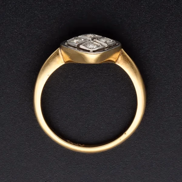 18ct Gold Art Deco Diamond Ring