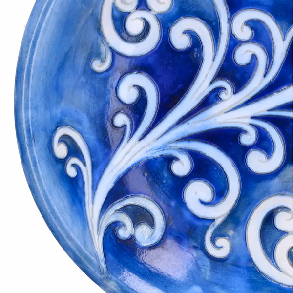 William Moorcroft Scrolling Fern Plate
