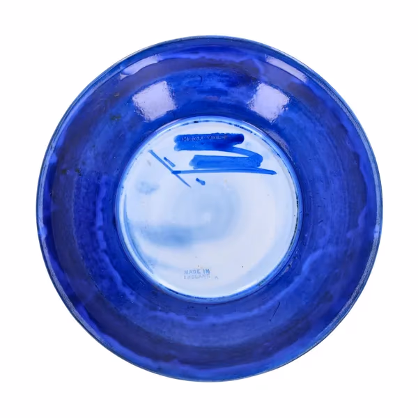 William Moorcroft Scrolling Fern Plate