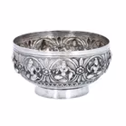 Anglo Indian Solid Silver Bowl