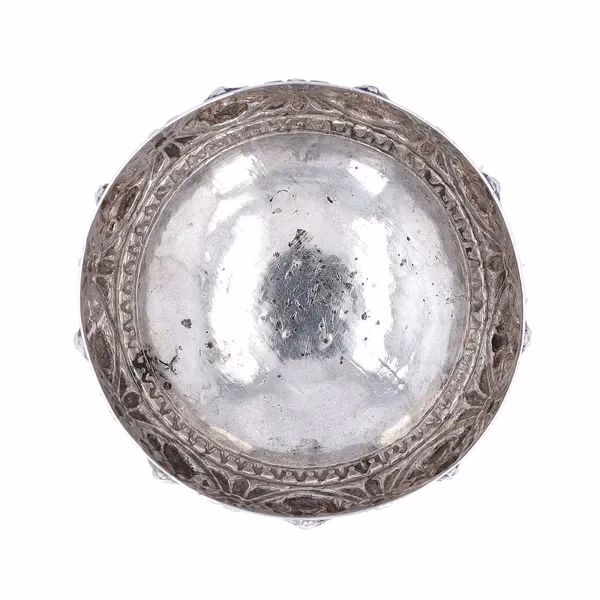 Anglo Indian Solid Silver Bowl