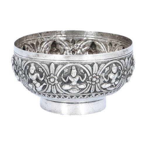 Anglo Indian Solid Silver Bowl image-3