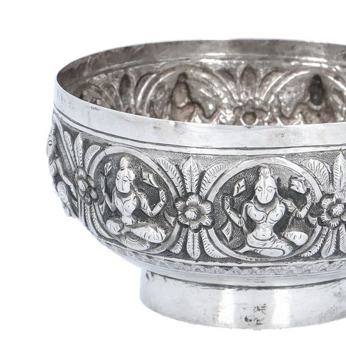 Anglo Indian Solid Silver Bowl image-4
