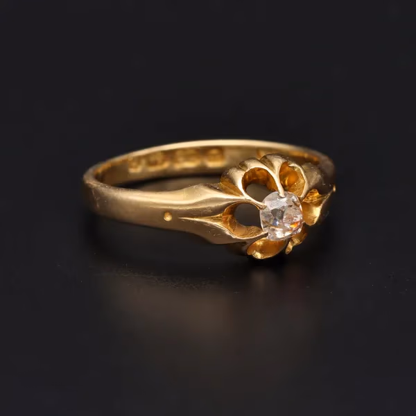 Victorian 18ct Gold Diamond Ring