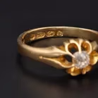 Victorian 18ct Gold Diamond Ring