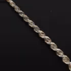 Marius Hammer Silver Gilt Twist Handle Spoons