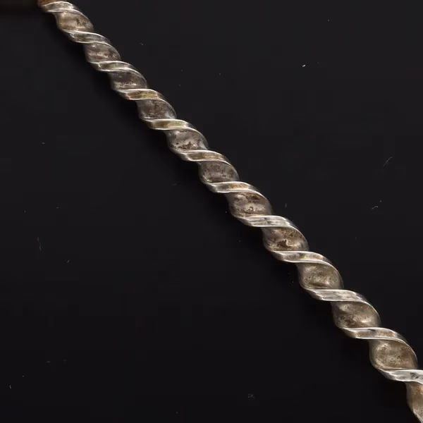 Marius Hammer Silver Gilt Twist Handle Spoons